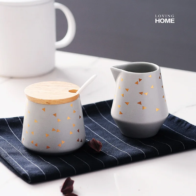 Nordic Ceramic Milk Jug Sugar Bowl Tank Set Home Cafe Coffee House Barista Creamer Pitcher Kahve Caffe Accessories Tools Jarro Nordic Ceramic Milk Jug Sugar Bowl Tank Set Home Cafe Coffee House Barista Creamer Pitcher Kahve Caffe Accessories Tools Jarro