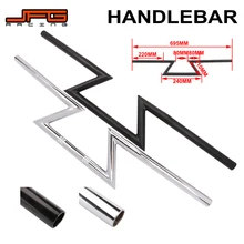 Мотоцикл 22 мм 7/" Руль с рукояткой Z бар для Harley HONDA YAMAHA SUZUKI Triumph Sportster Chopper Cruisers Bobber