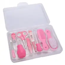 9 шт./компл. детский набор для ухода за здоровьем портативные Повседневные детские комплекты клиперов для ногтей щетка для волос Расческа обеспечение безопасности набор Товары для детей