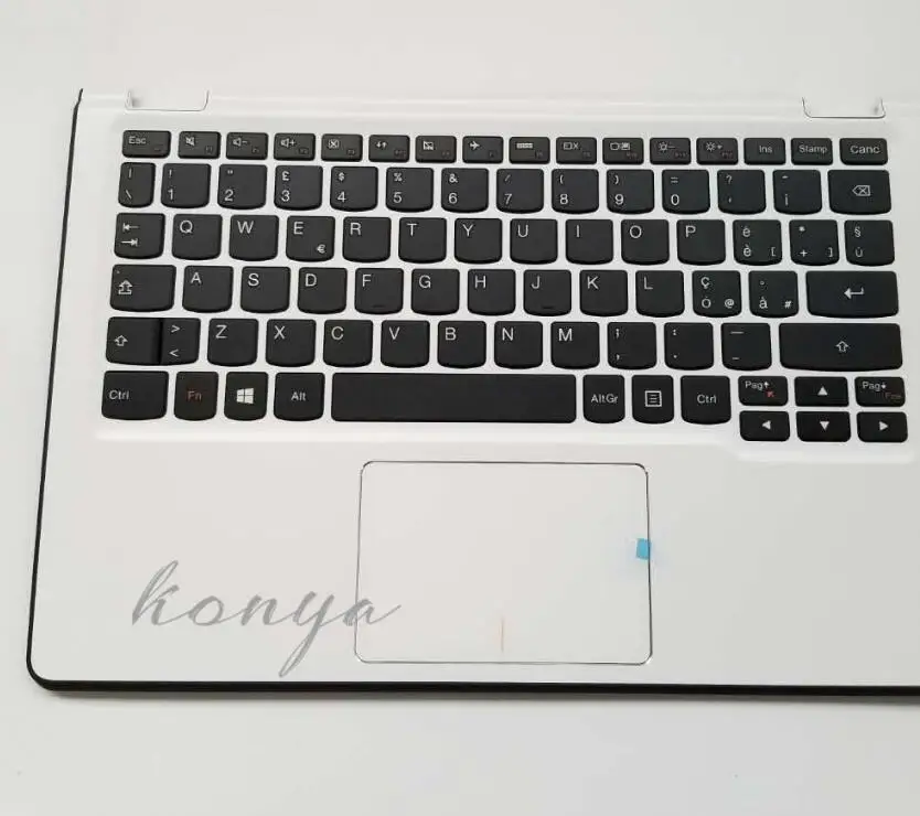 

New For Lenovo Yoga 700-11ISK Palmrest Touchpad W/ Keyboard 5CB0H15183 AM19O000600 -Italy Version