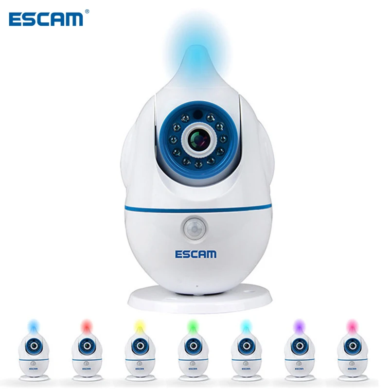 

Clearance! ESCAM Penguin QF521 IP Camera Baby Monitor Wireless WiFi 720P Two Way Audio Night Vision Surveillance Security Camera