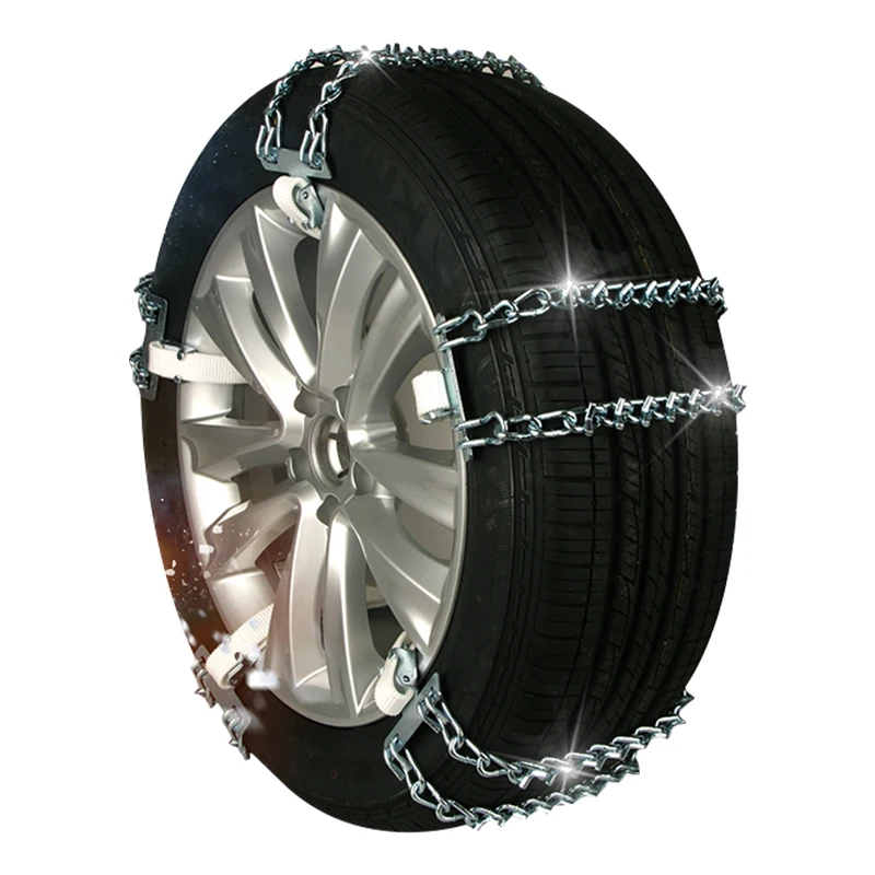 Universal Car Tire Snow Chain Metal Snow Chain Bold Manganese Steel Broken Ice Nail Wear-resistant Mud Sand Car Accessories