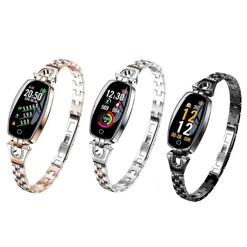 

H8 Women Bluetooth IP67 Waterproof Heart Rate Blood Pressure Smart Bracelet