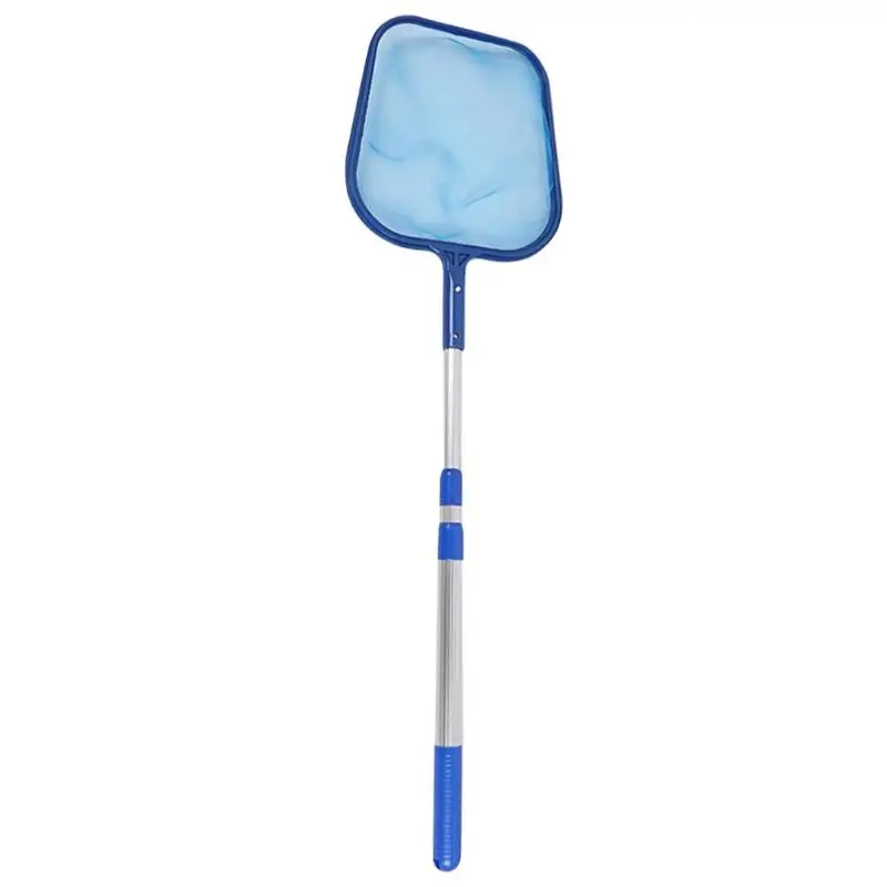 

Leaf Skimmer Mesh Net Professional Cleaner with Telescopic Pole Swimming Pool Pond Tub Cleaning Tool