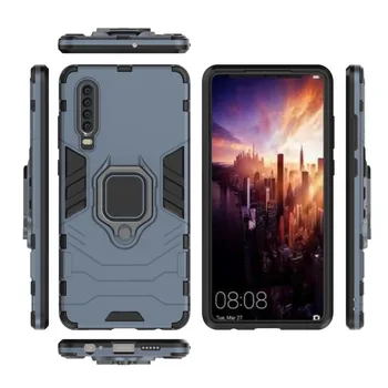 

For Huawei Honor 8x Max Mate 20 lite mate 20 pro Honor 8x NOVA 3 Ring Holder Kickstand Cover Case Armor Rugged Dual Layer 50PCS