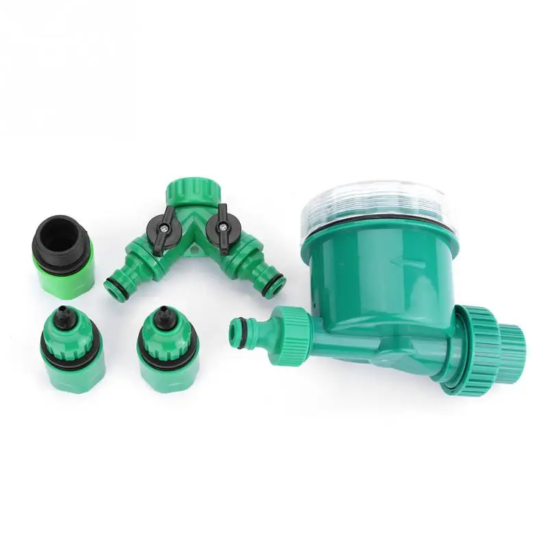 

Automatic Garden Water Timer Watering Irrigation Controller Kit with Connector Garden Irrigation Timer Watering System