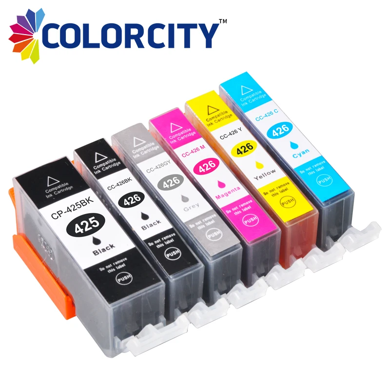 18 шт. PGI 425 CLI 426 совместимый картридж Замена для canon PIXMA MG6140 MG6240 MG8140 MG8240