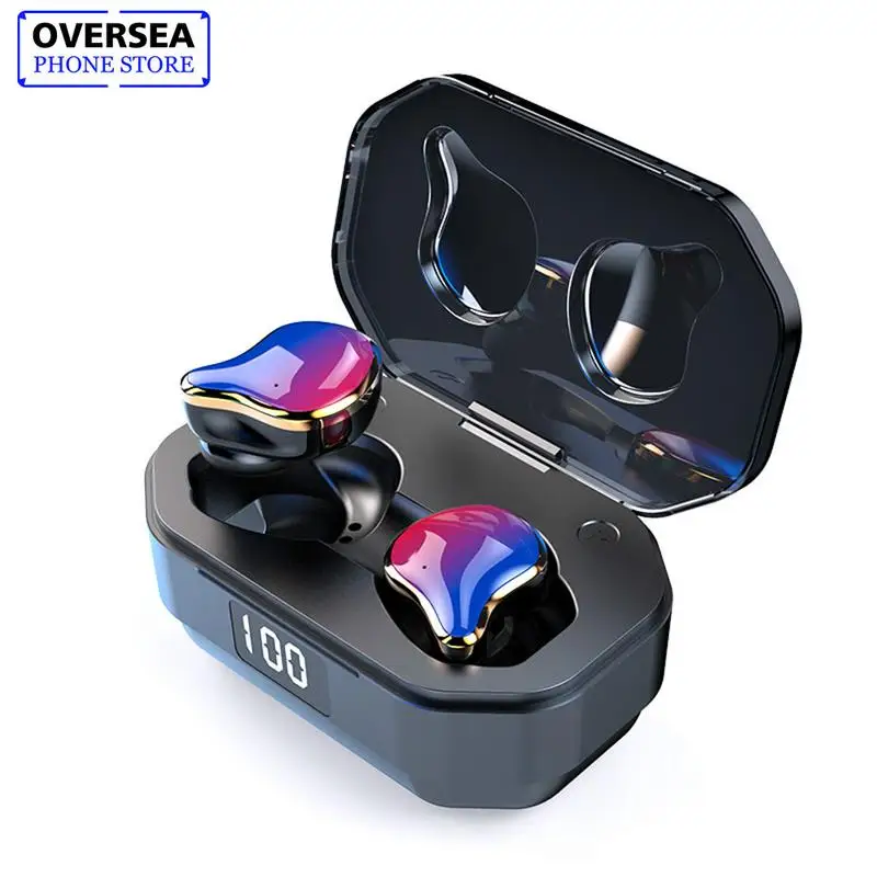 

G01 TWS Wireless Bluetooth 5.0 Headset Wireless Earbuds Touch Control HIFI Stereo Sound 700mAh Charging Compartment Mini Earp