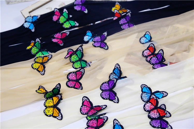 Трехмерные колготки с вышивкой ручной работы, Чулки с бабочками, высокое качество, чулки ручной работы, женские колготки