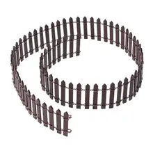 Миниатюрный забор мини-домик Сказочный Сад Микро растительный горшок декоративный бонсай Террариум орнамент(кофе