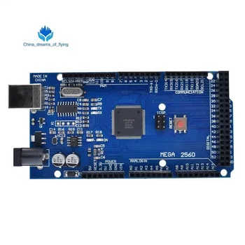 

TZT Mega 2560 R3 Mega2560 REV3 (ATmega2560-16AU CH340G) Board ON USB Cable compatible for arduino [No USB line]