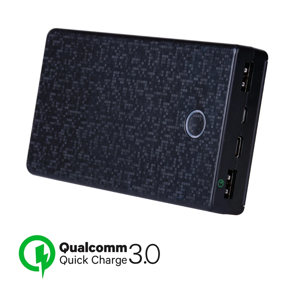 

QC3.0 Quick Charger Power Bank 20000mah Dual USB for iPhone Xs Max XR Type-C PD Fast Charging Powerbank 18650 External Batteries