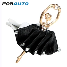 FORAUTO освежитель воздуха автомобиля вентиляционное отверстие духи твердые духи 4 цвета Алмазный балет девушка Автомобиль Стайлинг высокое качество