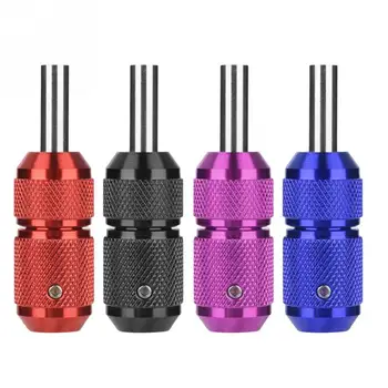 

4Colors 22mm Aluminum Alloy Professional Tattoo Machine Grip Staninless Steel Needle Bar Tube Microblading Tattoo Supplies