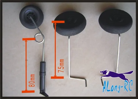 free shippingRC airplane model hobby spare part T45 RED ARROW F16 F15 landing gear for tiansheng 70MM EDF RC plane title=