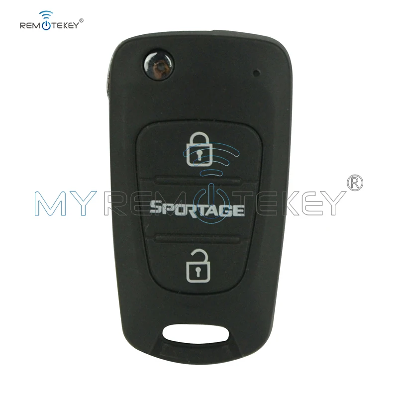 

Remtekey 3 button TOY48 Folding remote car key shell case for Kia Sportage