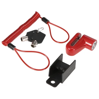 

New Scooter Disc Brake Lock Anti-theft Security Scooter Wheels Lock Chain Ring Lock for Electric Scooter Bikes Motorcycles 2019
