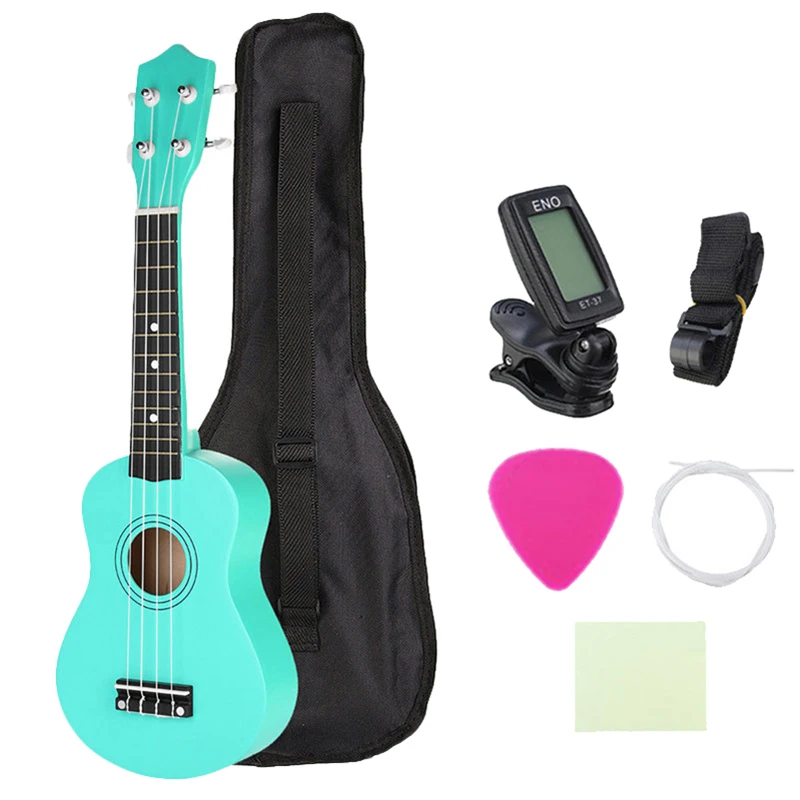 

BMDT-21 Inch Soprano Ukulele Kids Green Acoustic Mini Guitar Instrument + Gig Bag
