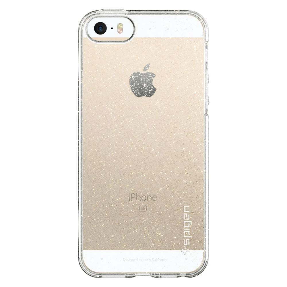 Защитный чехол Spigen для iPhone SE/5S/5 Liquid Air Glitter прозрачный/041CS21959/100/50|Бамперы| |