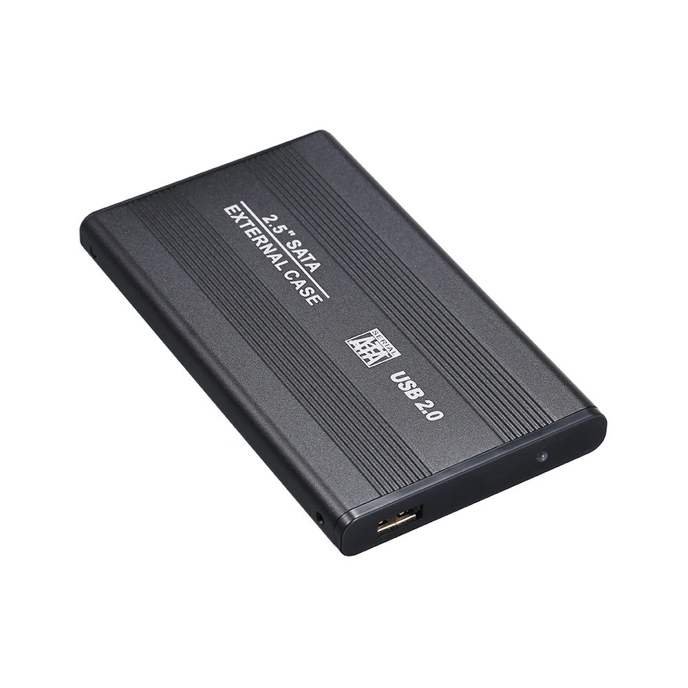 Чехол для 2 5 дюймового жесткого диска USB2.0 на SATA HDD конвертер адаптер Внешний чехол