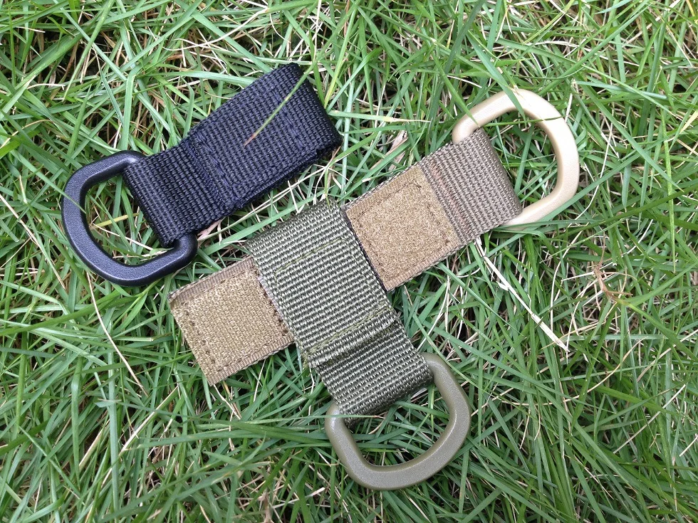 

Tactical Backpack Military molle attach Nylon Hike Outdoor Webdom web tool Webbing hanging buckle Quickdraw Carabiner Clip Camp