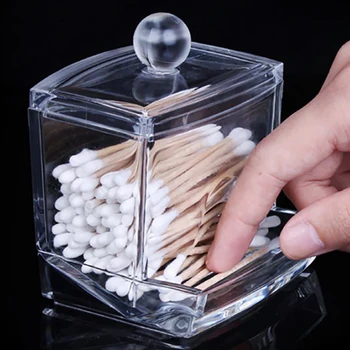Ceny Waciki Do Przechowywania Pudełka Do Przechowywania Na Biurko Do Kosmetyków Próbki Szminki Płatki Kosmetyczne Kryształ Akrylowy Przezroczysty