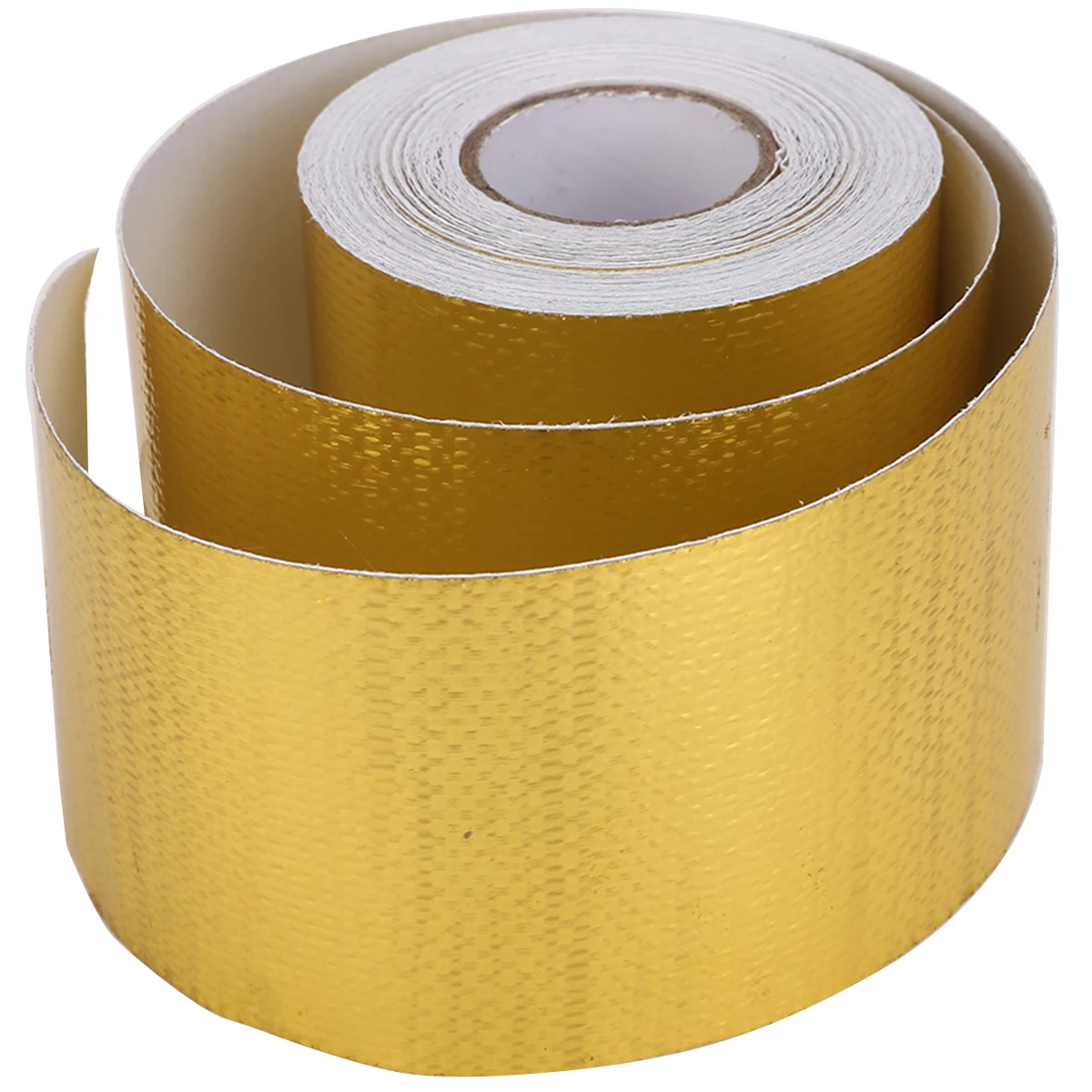 

Mayitr 5cm x 9M Self Adhesive Reflective Gold High Temperature Exhaust Heat Shield Wrap Tape Insulation Stickers Car Styling