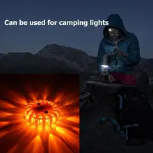 16 светодиодный мигающий световой сигнал, запасное освещение рабочие огни Магнитный аварийный фонарик огни