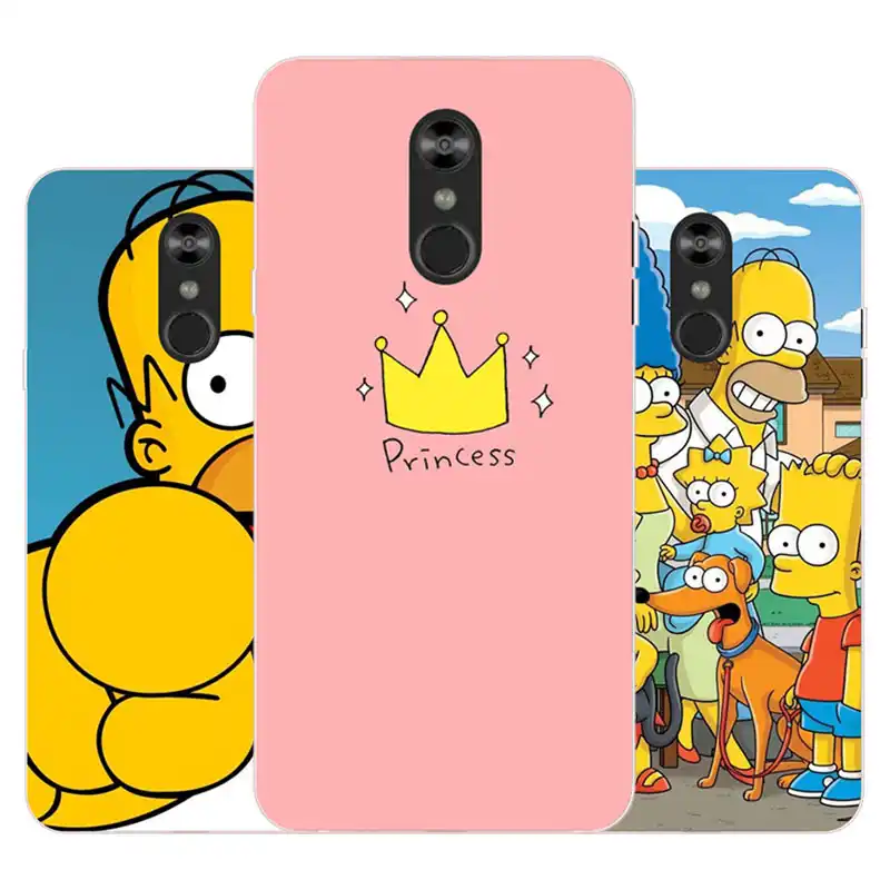 Para Lg Q Stylo 4 Silicio Alegria Corona De Dibujos Animados Pintura Funda Trasera Suave Tpu Para Lg Q Stylo 2018 Proteger Casos De Telefono Aliexpress