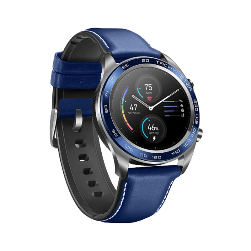 

Original Huawei Honor Smart Watch Magic Ceramic Bezel Version Leather Strap Heart Rate Long Standby 11 Sport Modes Smartwatch