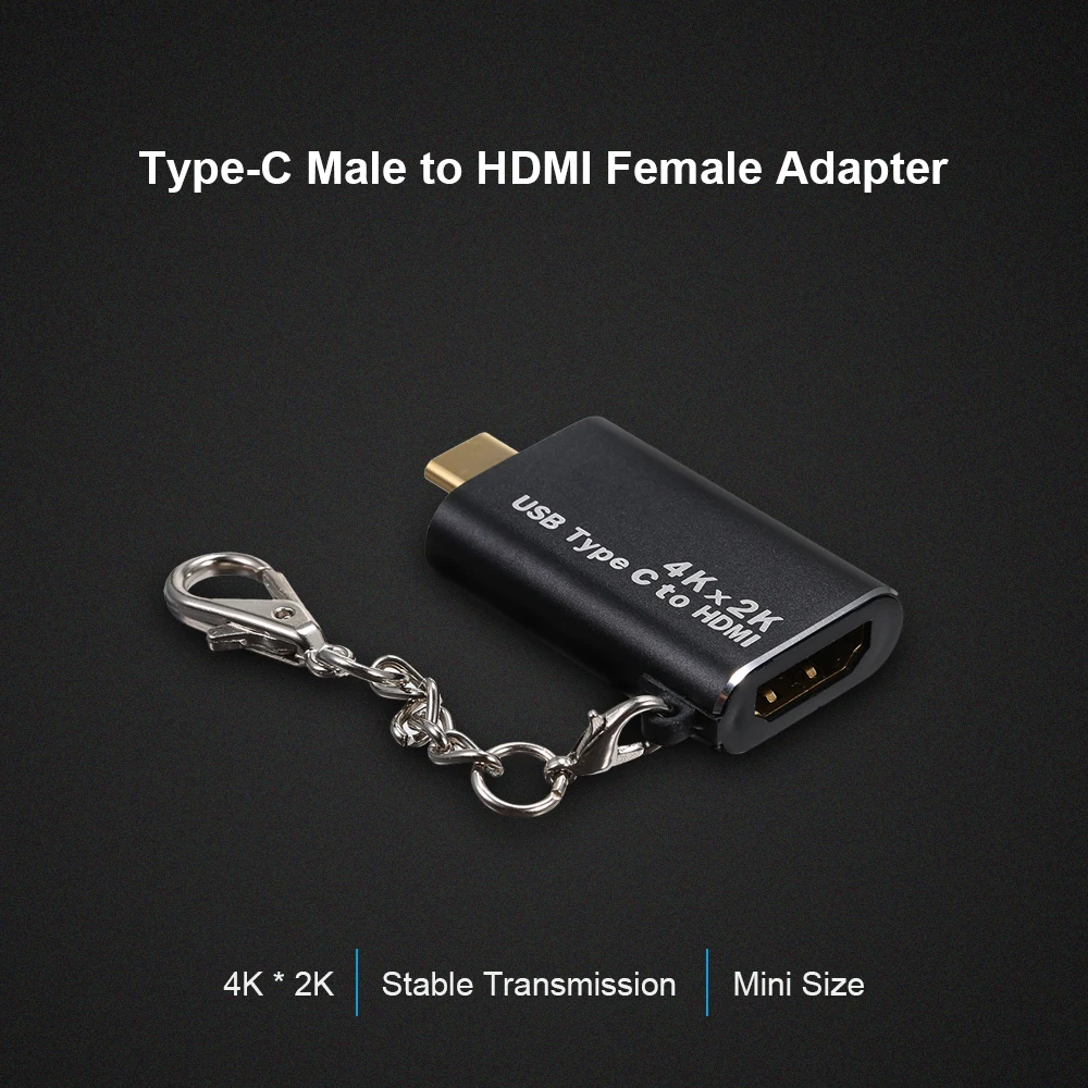 Переходник с разъемом Type C USB 3 1 папа HD женский 4K x 2K Разрешение монитора для