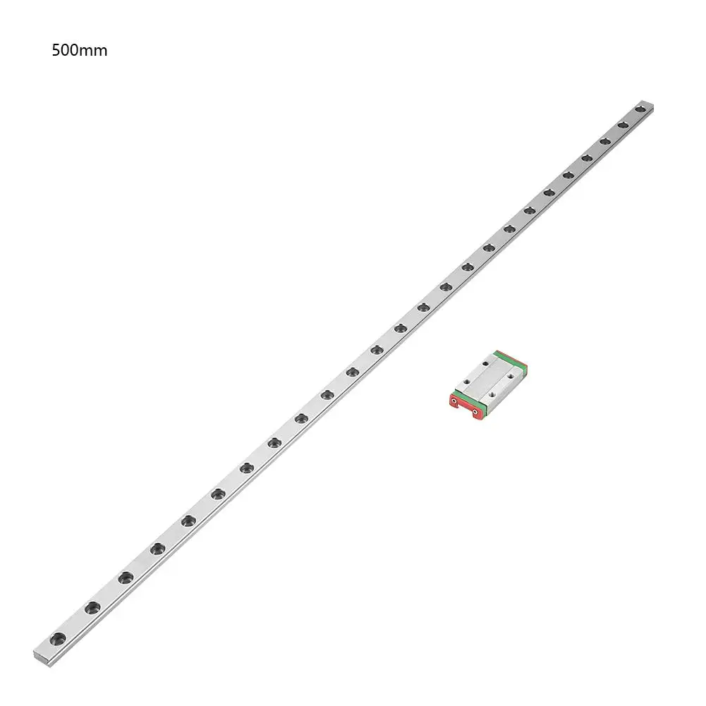 

500mm LML9H Miniature Linear Rail Guide Rail 9mm Width + Slide Block 2019 new style