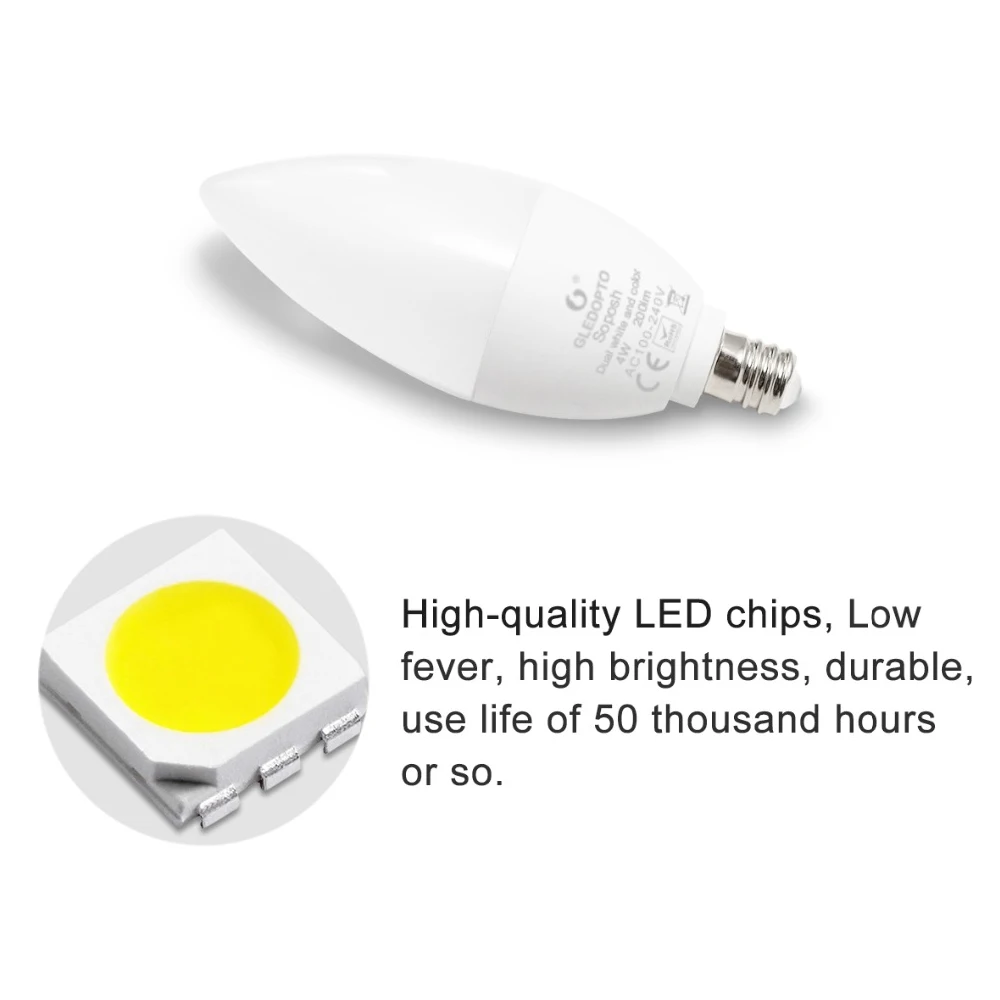 Zigbee ZLL светодиодный светильник 4 Вт RGB RGBW RGBWW CW Smart APP Control 110 В 220 в 230 240 E12 E14 работает с