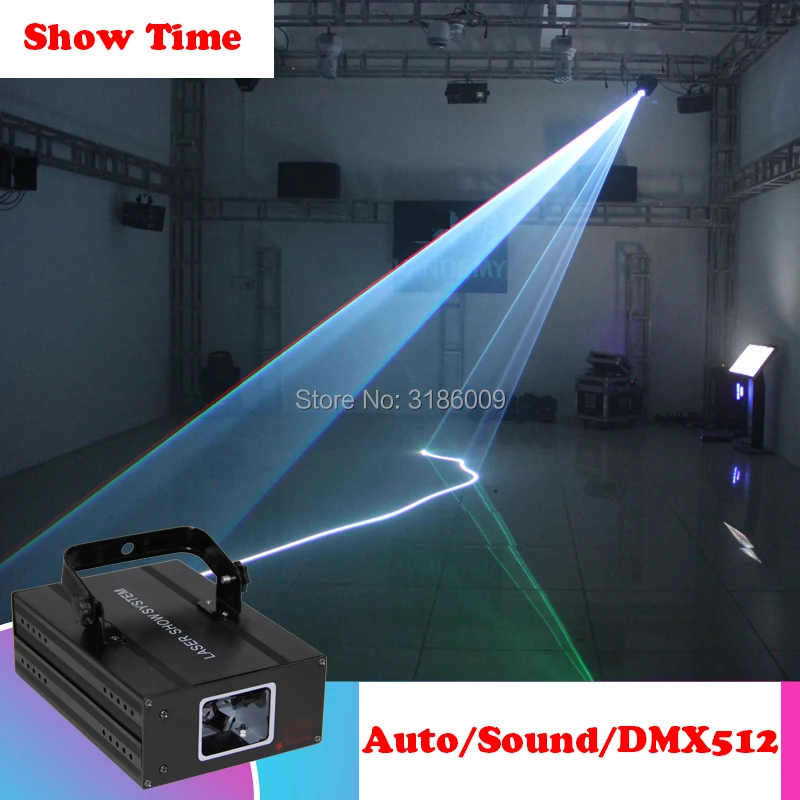 Самое время для дома вечерние DJ лазерный проектор сканер Лазерная линия DMX RGB