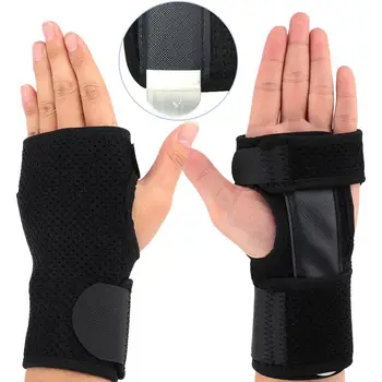 

Carpal Tunnel Wrist Brace Adjustable Wrist Support with Removable Metal Splint Brace Support