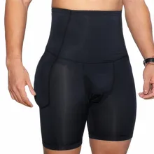 Shaping Утягивающие трусики с высокой талией, мягкие трусики для контроля костей, эластичные, прочные, для живота, Корректирующее белье, черные шорты