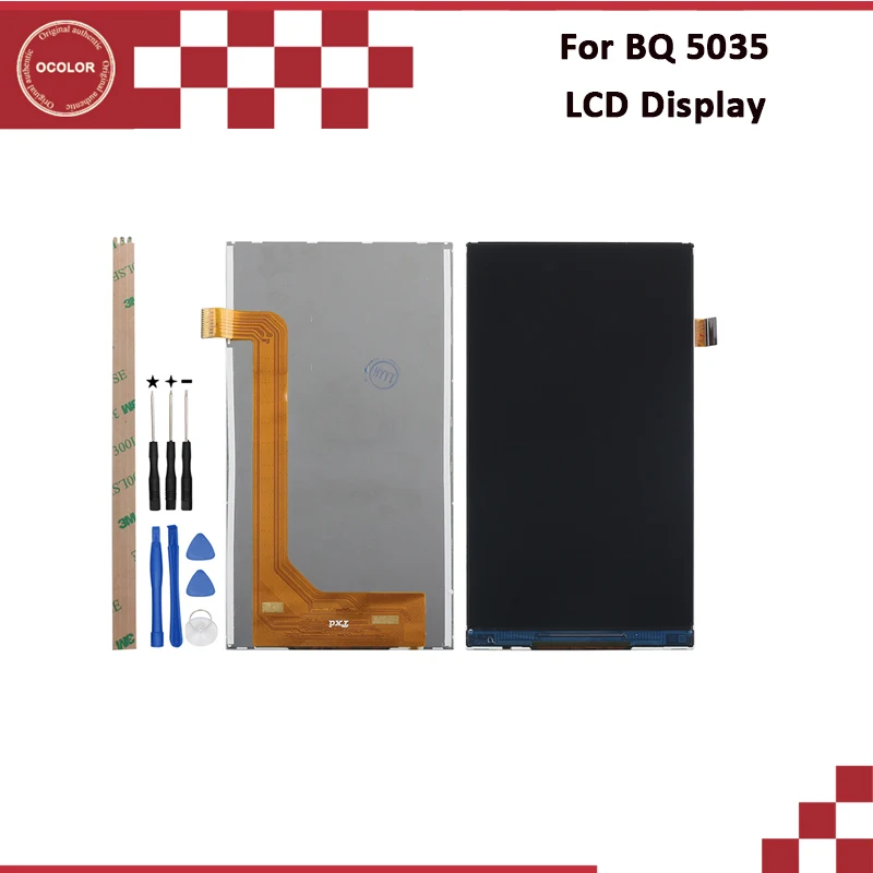 

ocolor For BQ 5035 LCD Display Screen 5.0'' New Assembly For BQ 5035 LCD Display Mobile Replacement +Tools +Adhesive In Stock