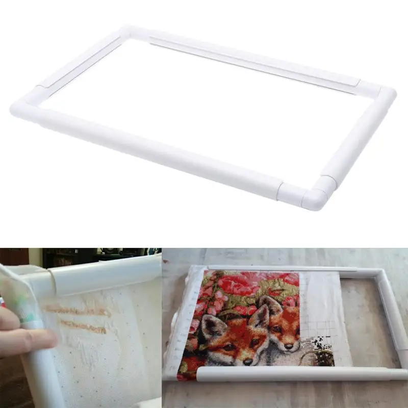 

Embroidery Frame Plastic Quilting Frame Sewing Tools Handhold Hoop Cross Stitch Craft Diy Tool
