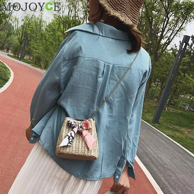 2019 القش حقيبة شاطئية بولسا الأنثوية حقيبة كتف رسول Crossbody حقائب للنساء حقيبة يد أكياس للنساء