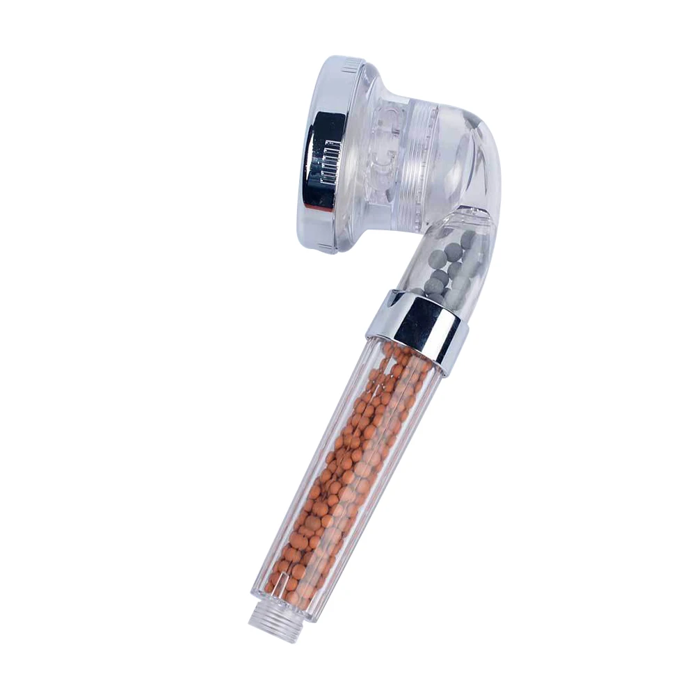 

Ionic Shower Head Filtered Hand Held Shower Head Filtration System High Pressure Rainfall Spa Water Saving with 3-Way Setting