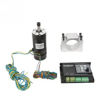 

Spindle Motor + HALL Brushless Motor Driver 400W 12000rpm 48VDC ER8 Motor Driver Kit For Engraving Machine High Quality