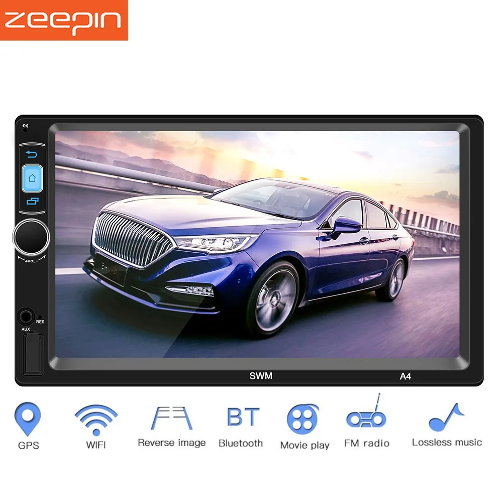 

Zeepin 2 Din WiFi Autoradio 7 Inch Android 8.1 GPS Navigation Car MP5 Player Support AUX Bluetooth Rear View USB Muti-Language
