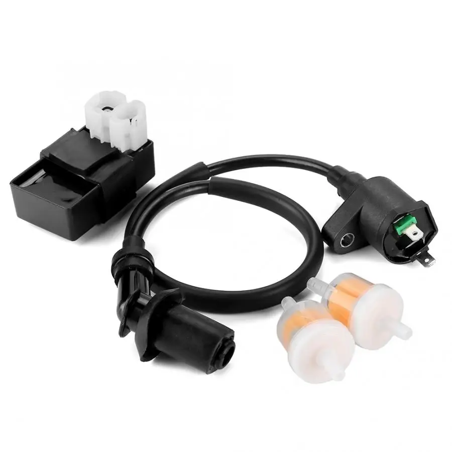 

Ignition Distributor GY6 Ignition Coil Capacitor Discharge Ignition + 2Pcs Fuel Filter For KYMCO AGILITY car Accessories