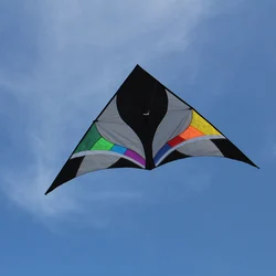 300*135cm Single Line Kite Huge Delta-shape Kite Flyer Triangle Assembled Kite Children Adults For Fun Perfect for Vacation 300*135cm Single Line Kite Huge Delta-shape Kite Flyer Triangle Assembled Kite Children Adults For Fun Perfect for Vacation