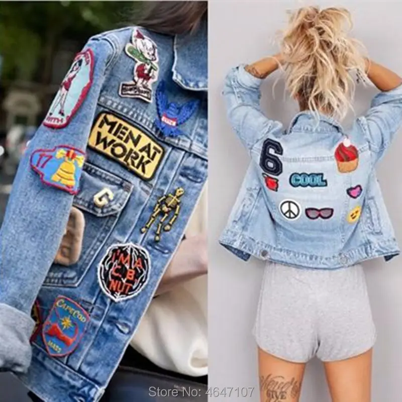 10x4CM Black Embroidery Sew Iron On Patches Funny Letters Keep Staring  Badges For Dress Bag Jeans Hat T Shirt DIY Appliques Craf - AliExpress