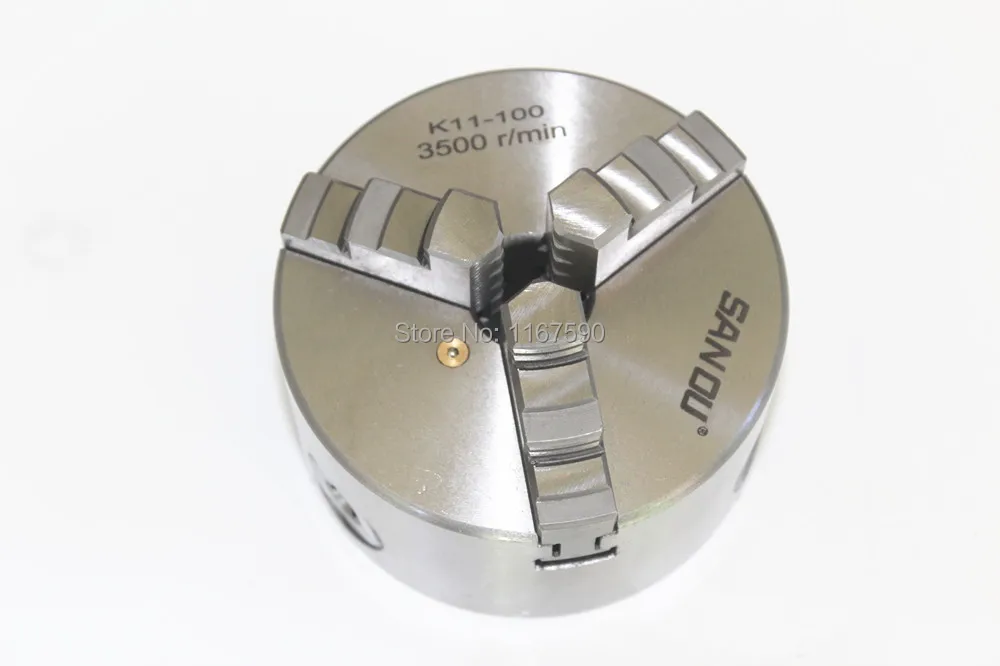 SAN OU K11 100 3-Jaw Lathe Chuck Manual Self-Centering Metal K11-100 Lathe Chuck With 3 Jaws Turning Machine Tools Accessories