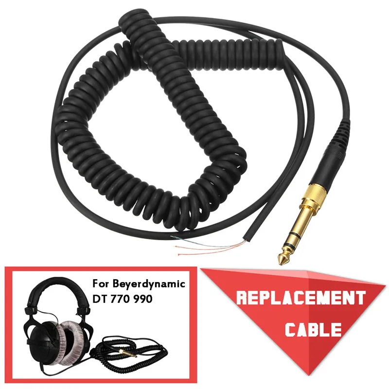 CLAITE Сменный кабель для Beyerdynamic DT 770 770Pro 990 990Pro провод наушников | Электроника