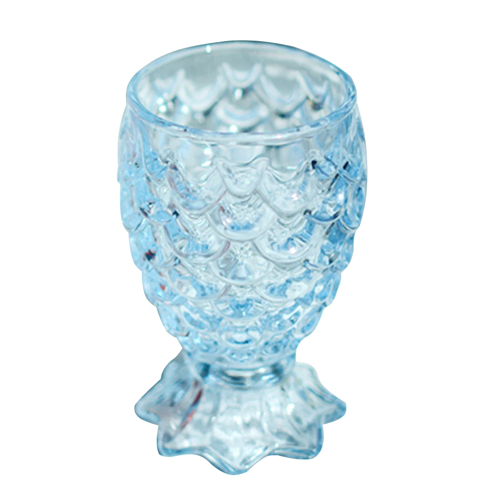 1 шт., креативная Хрустальная чашка с хвостом русалки, прозрачная стеклянная чашка с рыбьим хвостом, практичная креативная чашка для вина, жаростойкие стеклянные барные чашки