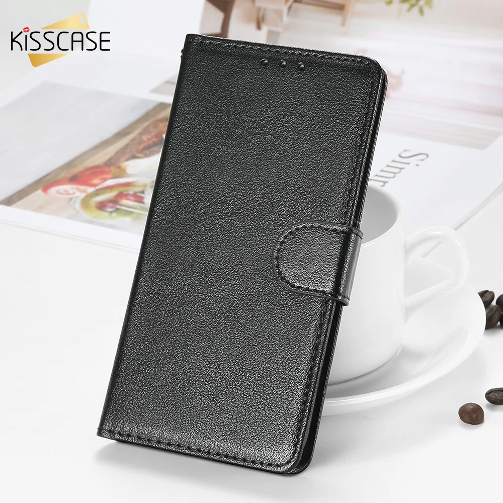 Чехол Кошелек KISSCASE для Samsung Galaxy S6 S7 Edge S8 S9 Plus S10 Lite Note 5 8 9 кожаный чехол подставка