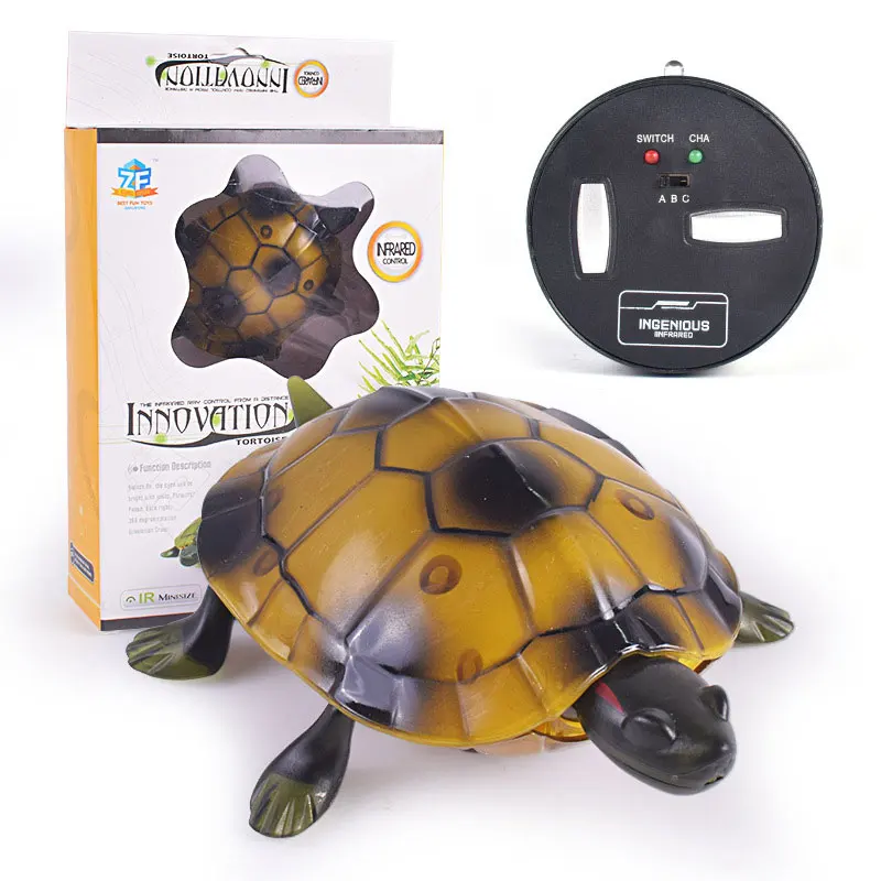 

RC Turtle Remote Infrared Control Annimals Educational Flashing Realist moving Toys Electric Animals Turtle toys for Boys Gift